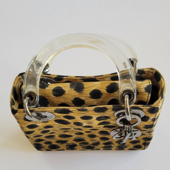 ✨HOST PICK✨ Lady DIOR Mini Leopard Cloth - Vintage & Rare - Picture 5 of 8